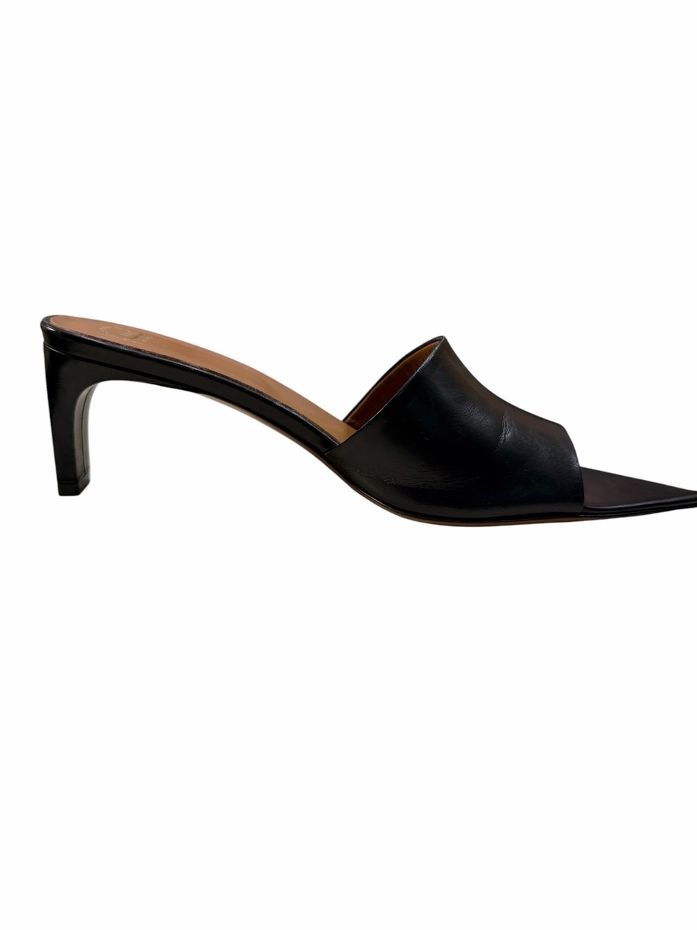 ATP Atelier Black NWOB Leather Pointed-Toe Mules. - Picture 4 of 10